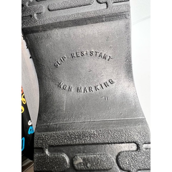 COPY - Easy Work Faux Patient Leather Coffee Themed Non Slip Work Shoes - Picture 8 of 9